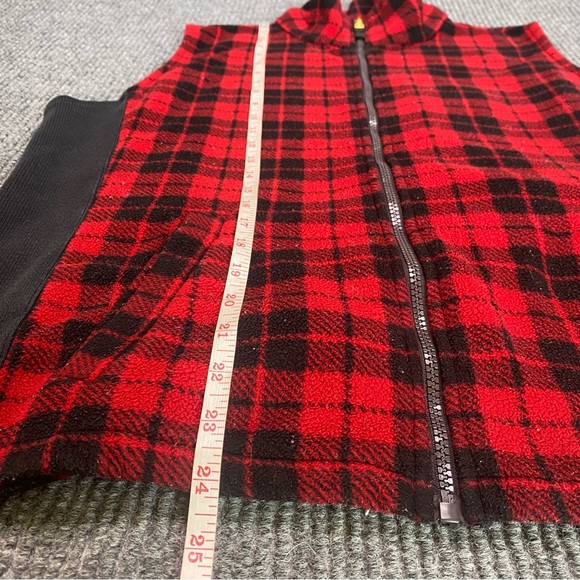 Chaps Red Plaid Vest Size XL - Picture 5 of 5